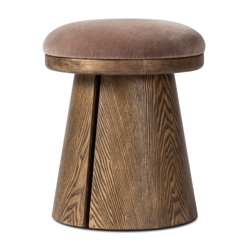 Bea Accent Stool - Monte Mushroom