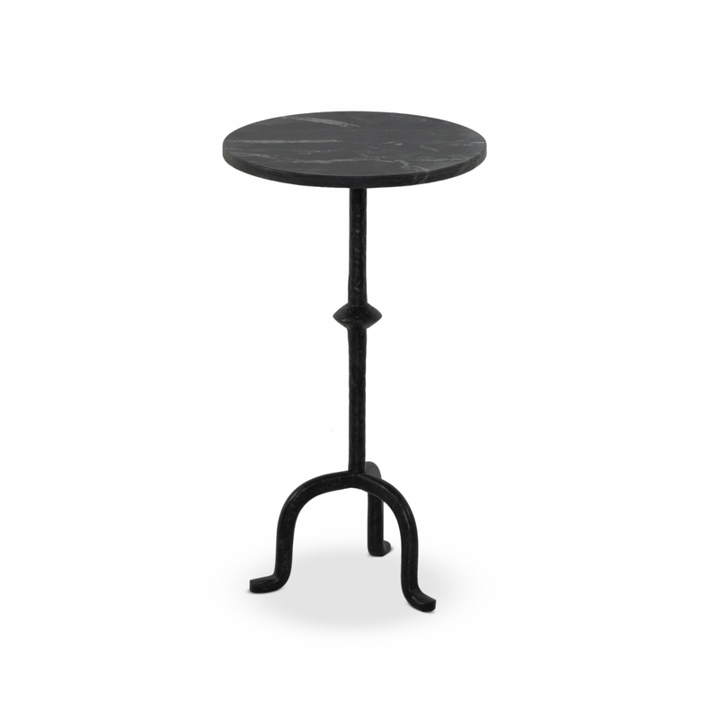 Jocelyn End Table - Black Marble