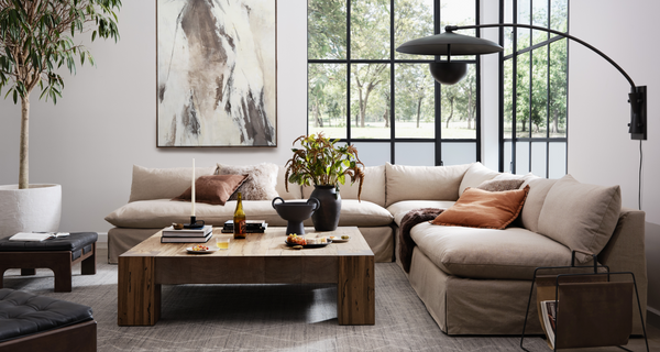 Grant Slipcovered Sectional - Antwerp Taupe