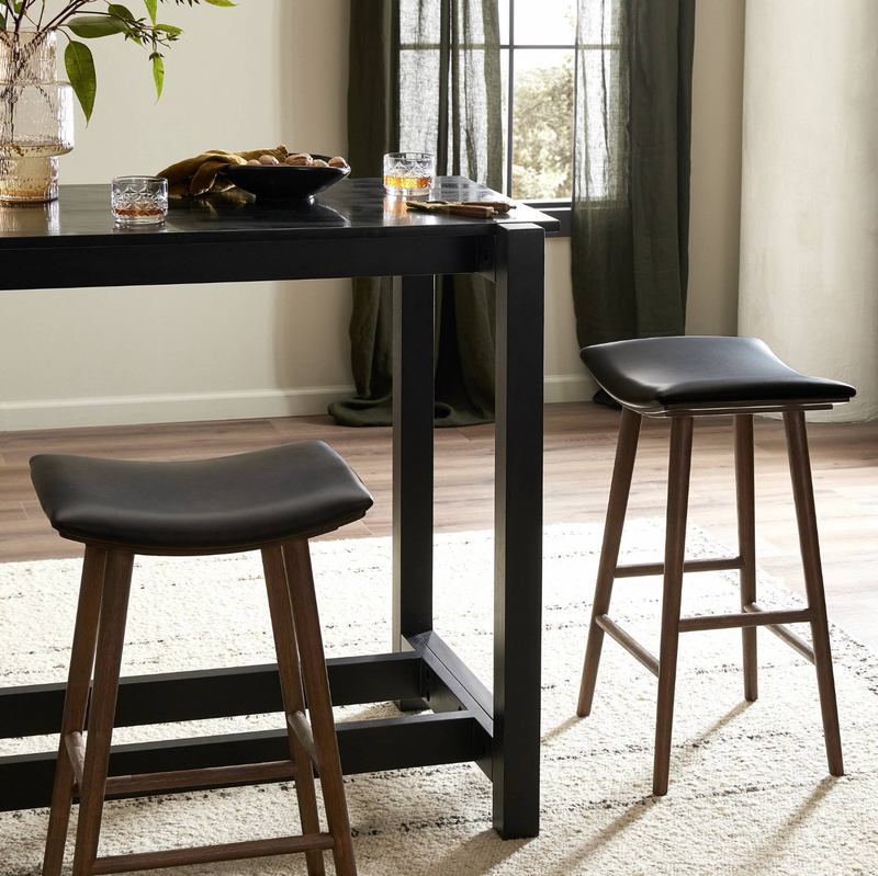 Union Stool - Distressed Black