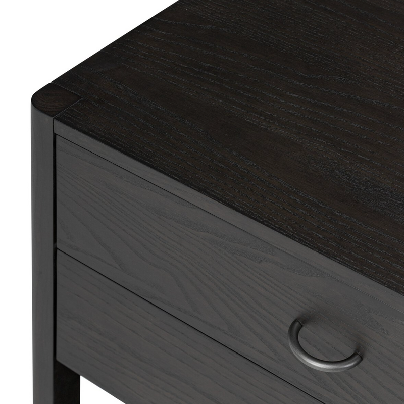 Zuma Nightstand - Smoked Black Ash Veneer