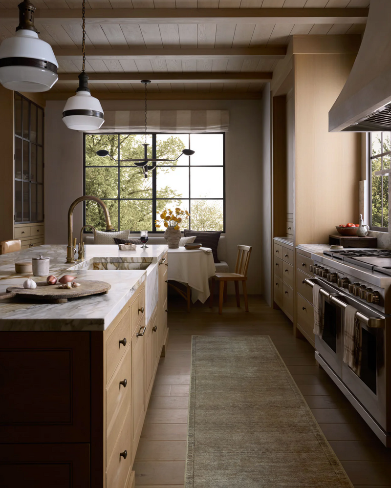 Amber Lewis × Loloi Cambria Ash and Bark Area Rug