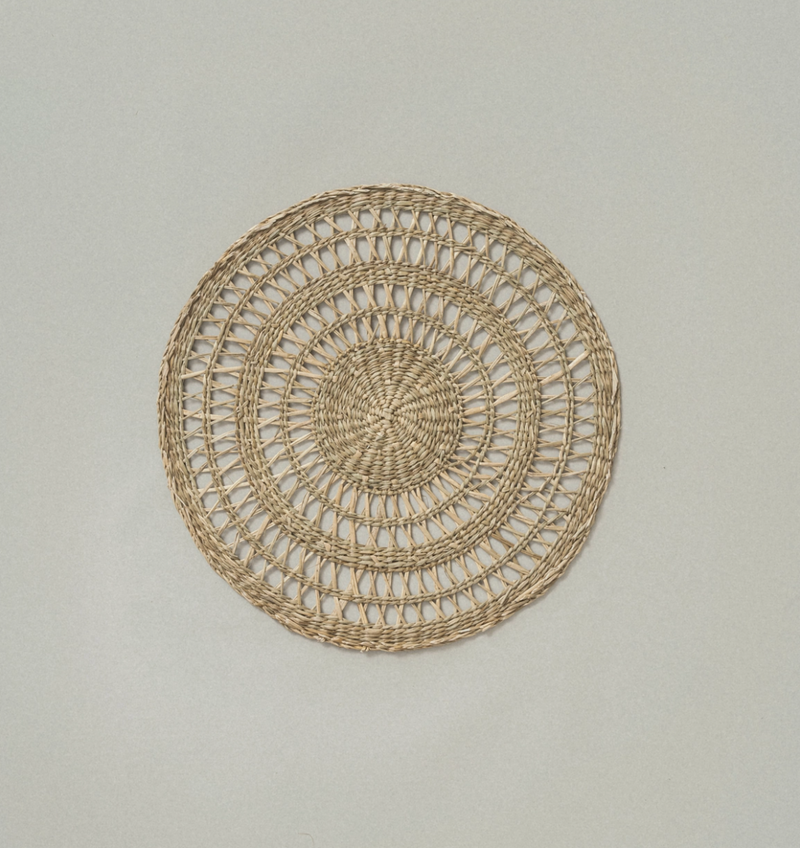 Raya Lattice Woven Seagrass 15" Placemat