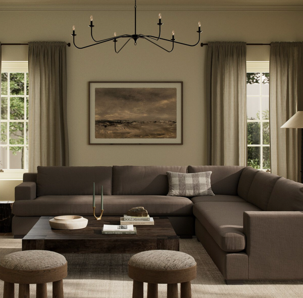 Crispin 3 Piece Sectional - Savoy Coffee