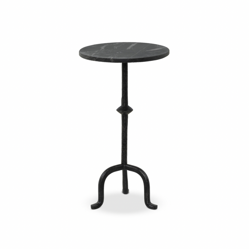 Jocelyn End Table - Black Marble