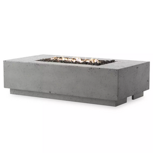 Kenton Outdoor Fire Table - Pewter Concrete