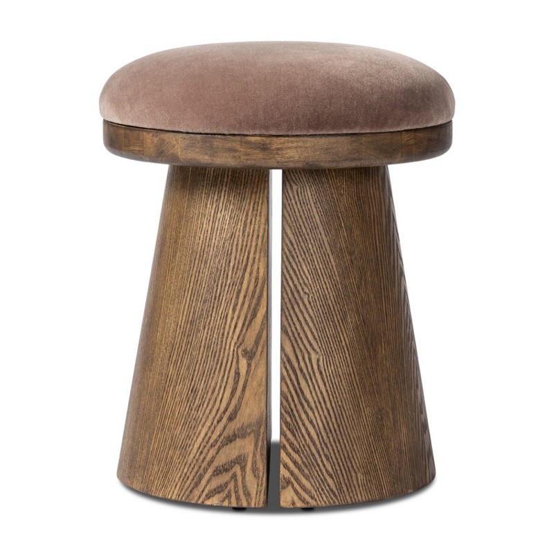 Bea Accent Stool - Monte Mushroom