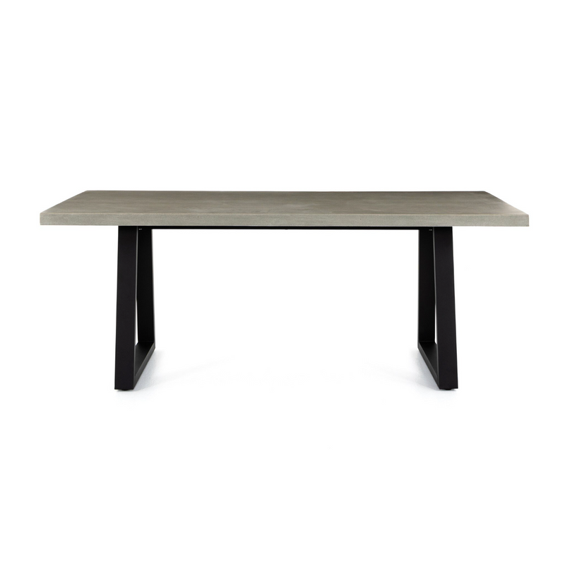 Cyrus Outdoor Dining Table - Light Grey