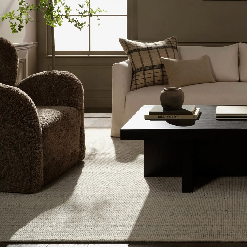 Rene Silver and Oat Area Rug