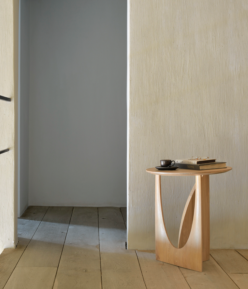 Geometric Side Table - Natural