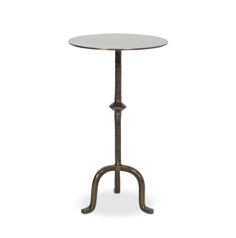 Jocelyn End Table - Dark Brass