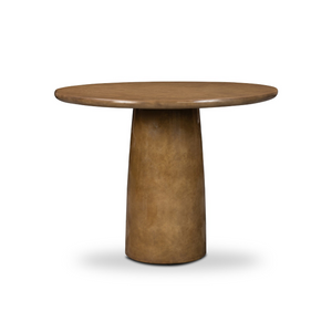 Maudlin Bistro Table - Glossy Ochre Concrete