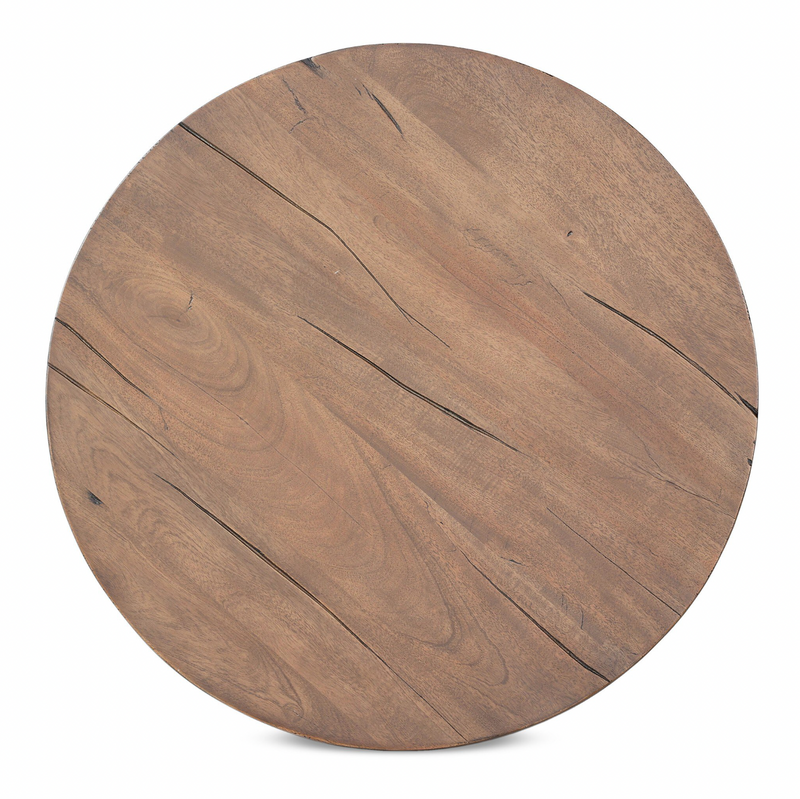 Rivi End Table - Antique Belgium Bleach