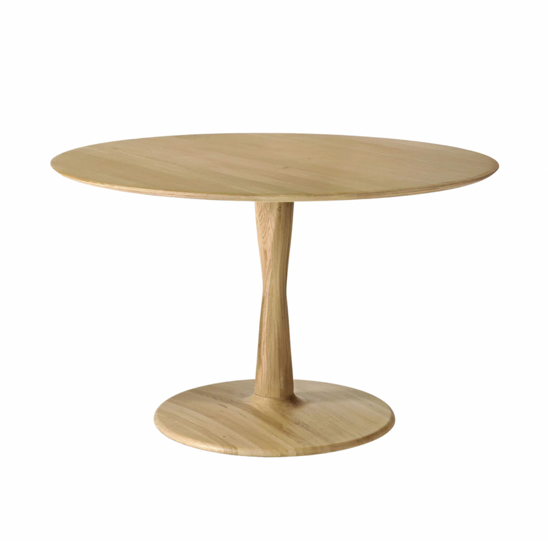 Torsion Round Dining Table - Oak