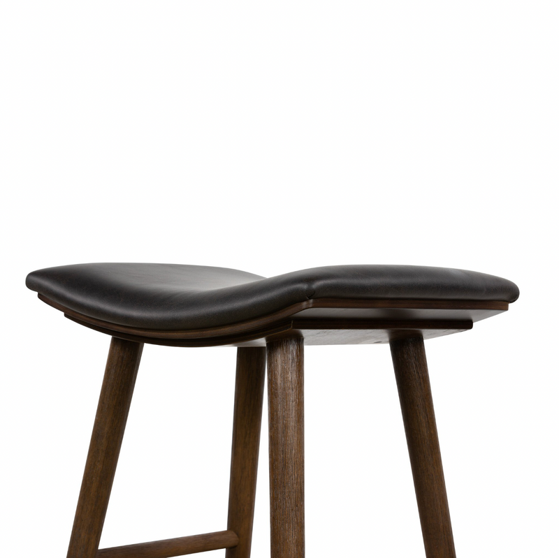 Union Stool - Distressed Black