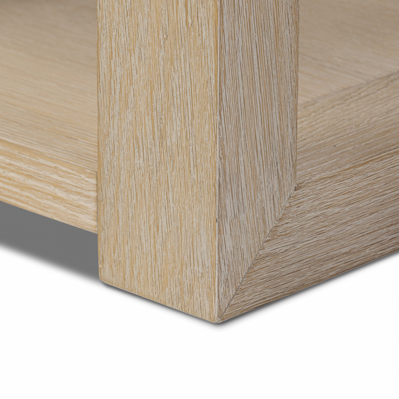 Thomas End Table - Bleached Oak
