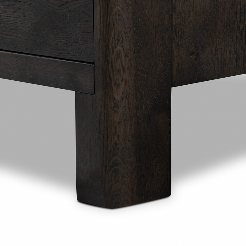 Noeline 6-Drawer Dresser - Smoked Black Oak
