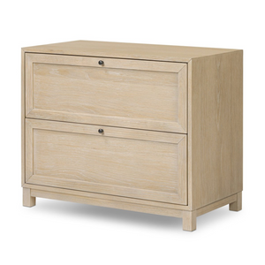 Millie Nightstand - Light Bleach Oak Veneer