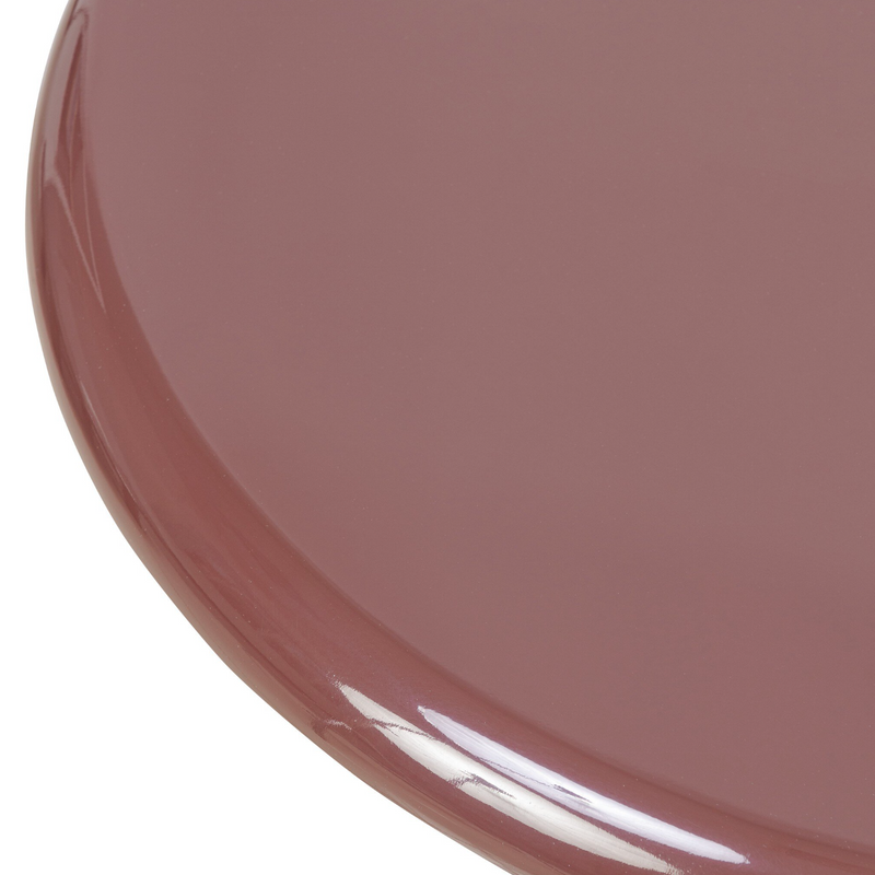 Bossa End Table - Plum Lacquer