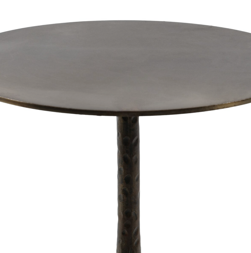 Jocelyn End Table - Dark Brass