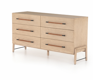 Rosedale 6 Drawer Dresser - Yucca Oak