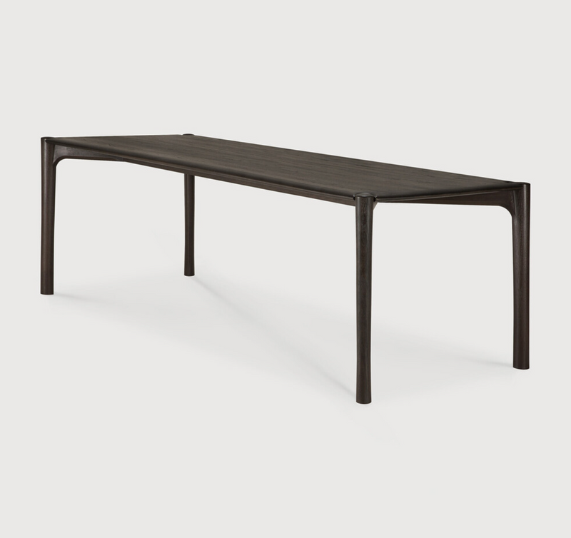 PI Dining Table - Teak Dark Brown