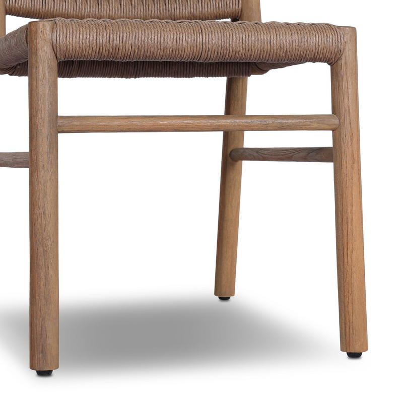 Ashe Outdoor Dining Chair - Tanned Weave