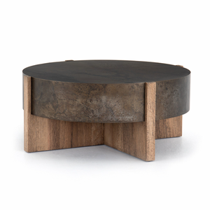 Bingham Coffee Table - Distressed Iron