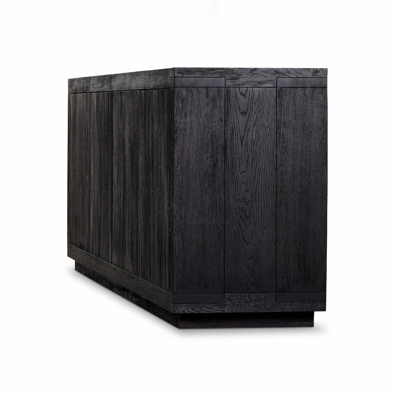Warby Sideboard - Worn Black Oak