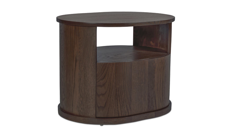 Rickie Nightstand Dark Brown