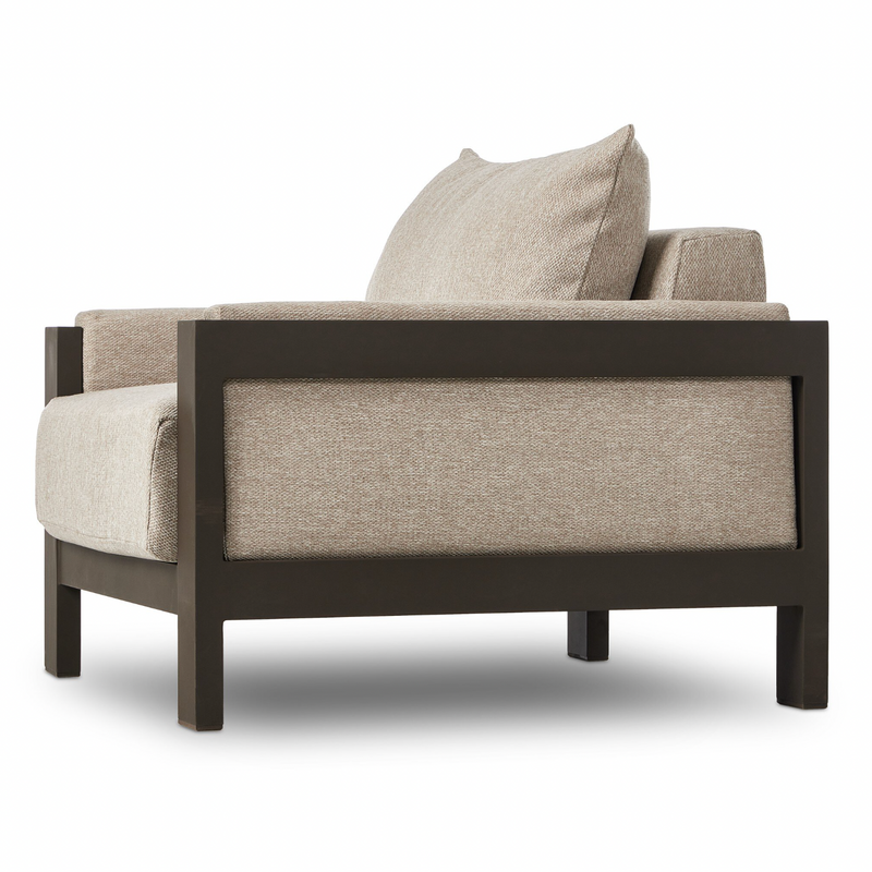 Chapman Outdoor Metal Chair - Concha Fog