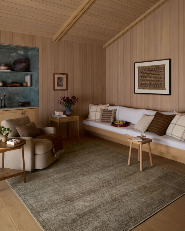 Amber Lewis × Loloi Cambria Ash and Bark Area Rug