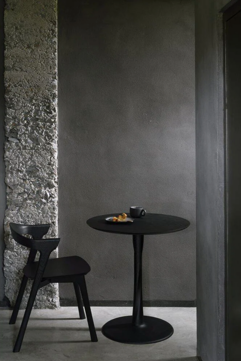 Torsion Round Dining Table - Black