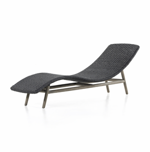 Portia Outdoor Chaise - Vintage Coal