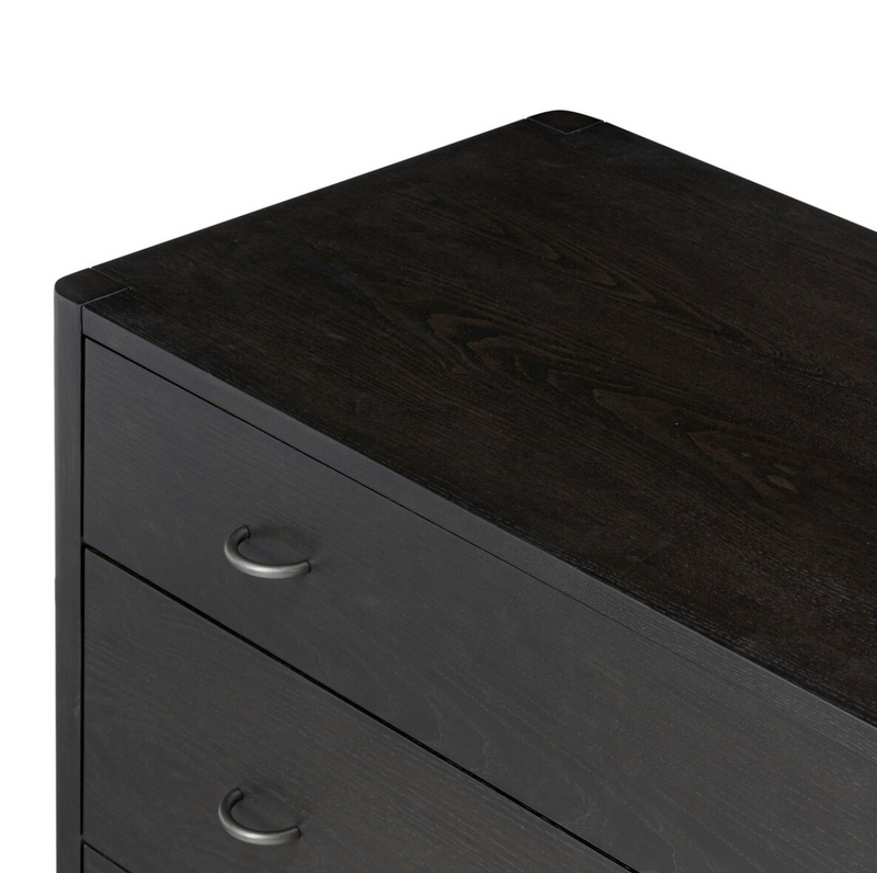 Zuma 6 Drawer Dresser - Smoked Black Ash Veneer