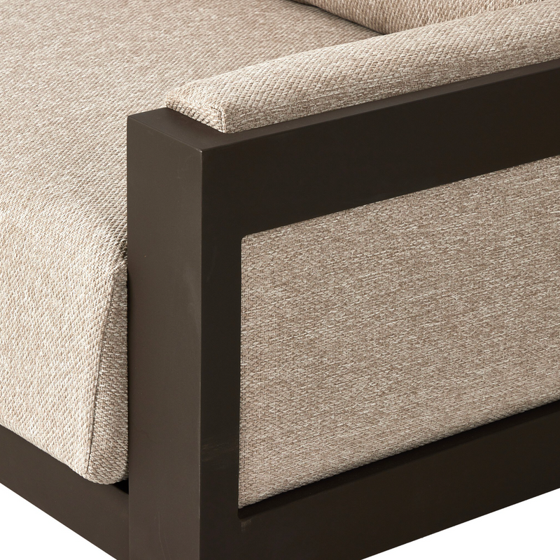 Chapman Outdoor Metal Chair - Concha Fog