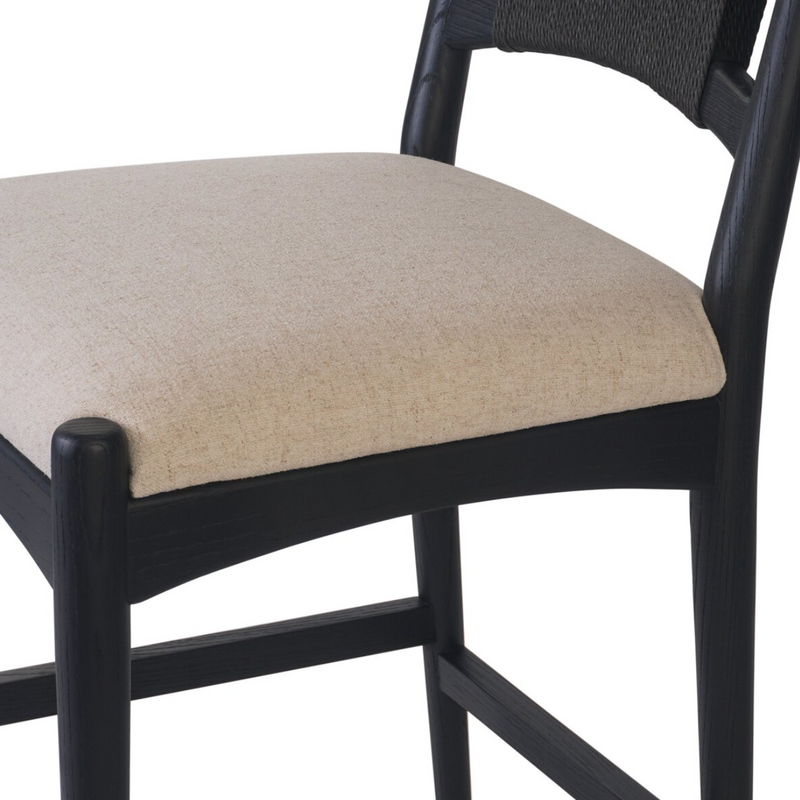 Haddon Counter Stool - Brushed Ebony – Arcadia Modern Home