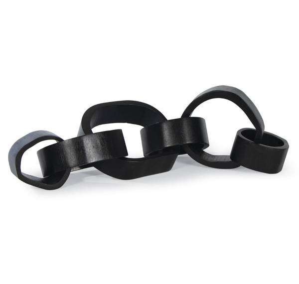 Tyra Wooden Links - Black