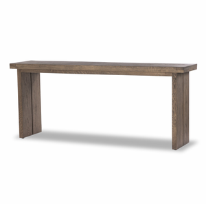 Warby Console Table - Worn Oak