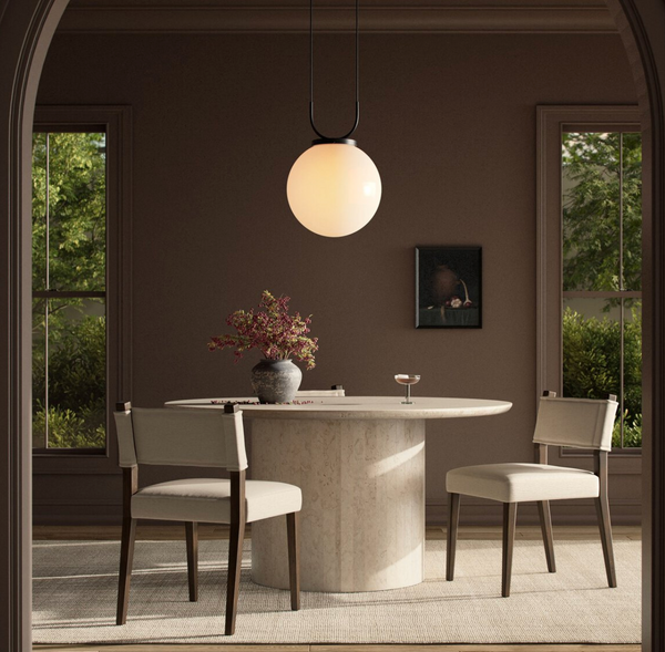 Ferris Dining Chair - Crypton Nomad Snow