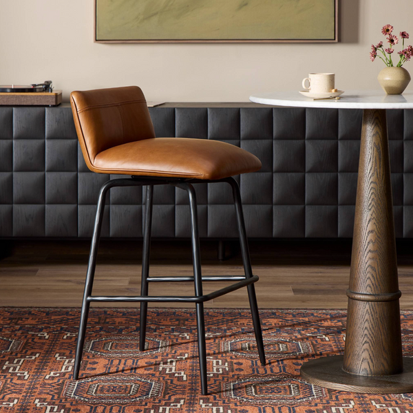 Ridley Swivel Stool - Sonoma Chestnut