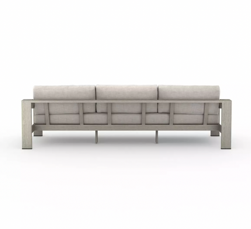 Monterey Outdoor Sofa, Weathered Grey - Venao Grey