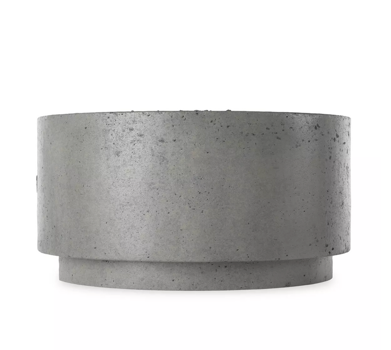 Damian Outdoor Fire Table - Pewter Concrete