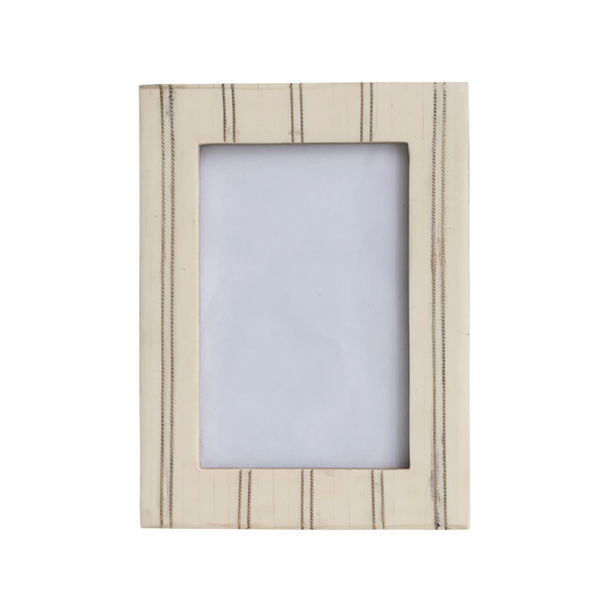 Resin Photo Frame with Metal Inlay