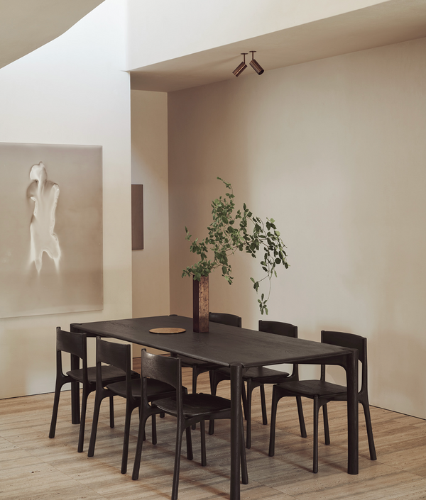 PI Dining Chair - Teak Dark Brown