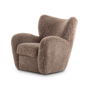 Amelie Chair - Taupe Shearling