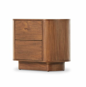 Paden Nightstand - Seasoned Brown Acacia