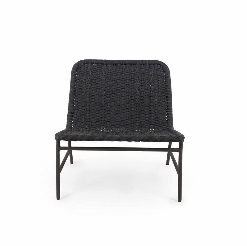 Bruno Outdoor Chair - Dark Grey Rope
