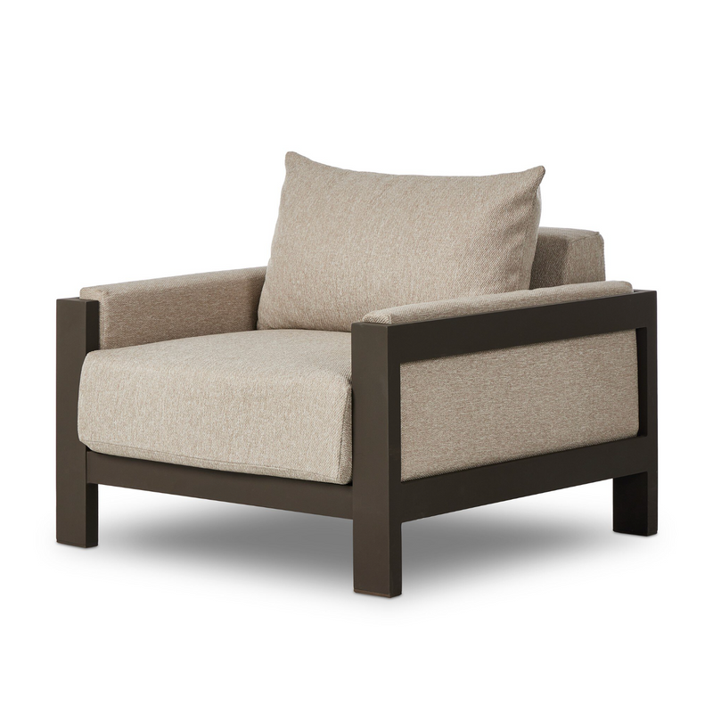 Chapman Outdoor Metal Chair - Concha Fog