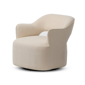 Blythe Swivel Chair - Crypton Wayfarer Snow